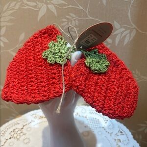 Anthropologie Ischia Woven Tomato 🍅 Coasters 🍅 Set of 2